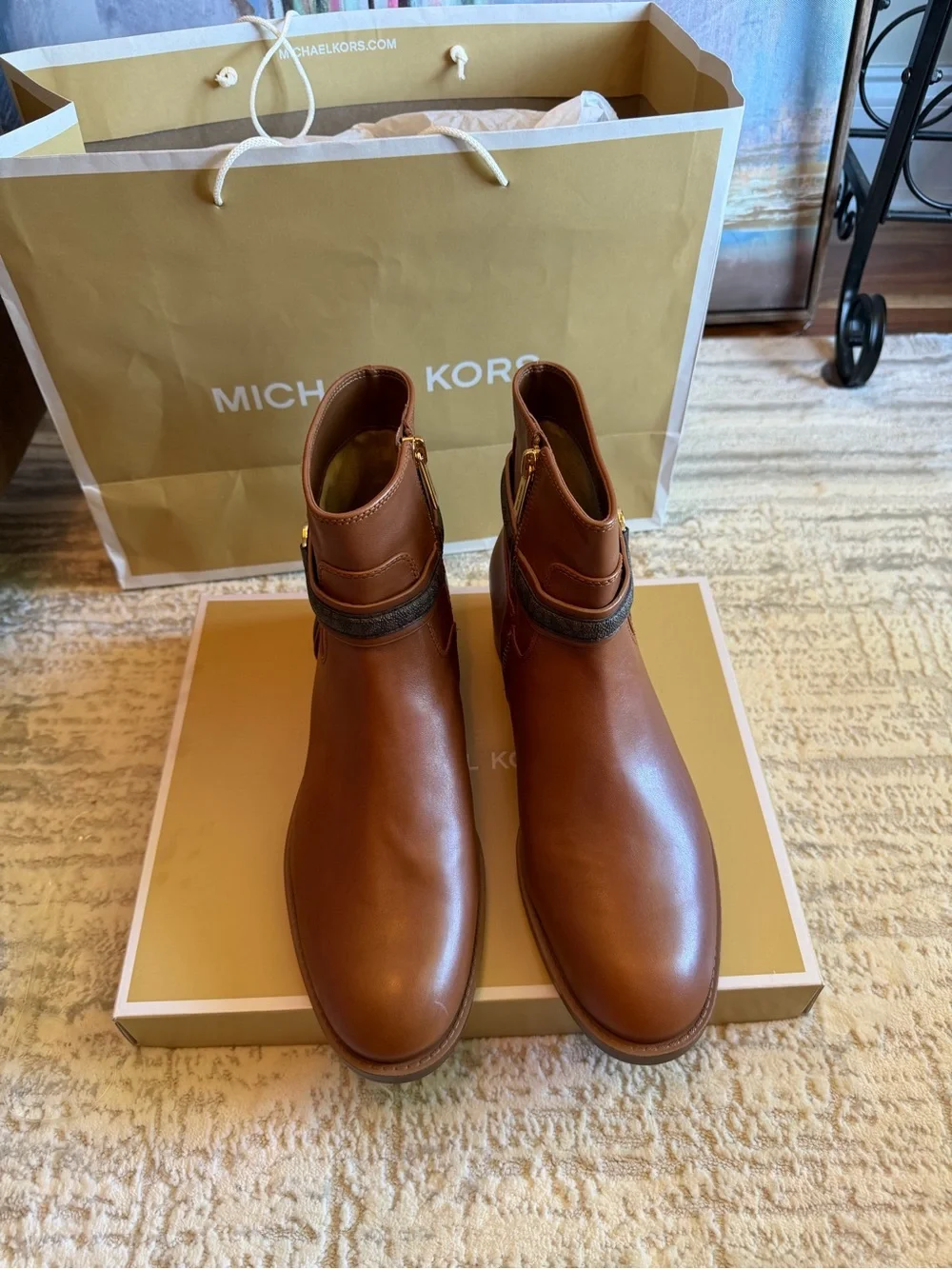 Michael Kors Mindy Flat Ankle Bootie